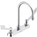 Commercial 26C3 26C3945 Two Handle 8 In Cast Deck-Mount Faucet