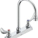 Commercial 26C3 26C3954 Two Handle 8 In Cast Deck-Mount Faucet