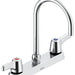 Commercial 26C3 26C3973 Two Handle 8 In Cast Deck-Mount Faucet