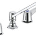 Commercial 27C1 / 27C2 27C2123 Two Handle 8 In Below Deck-Mount Faucet
