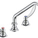 Commercial 27C1 / 27C2 27C2224 Two Handle 8 In Below Deck-Mount Faucet