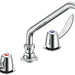 Commercial 27C1 / 27C2 27C2232 Two Handle 8 In Below Deck-Mount Faucet
