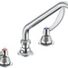 Commercial 27C1 / 27C2 27C2244 Two Handle 8 In Below Deck-Mount Faucet