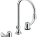 Commercial 27C1 / 27C2 27C2922 Two Handle 8 In Below Deck-Mount Faucet
