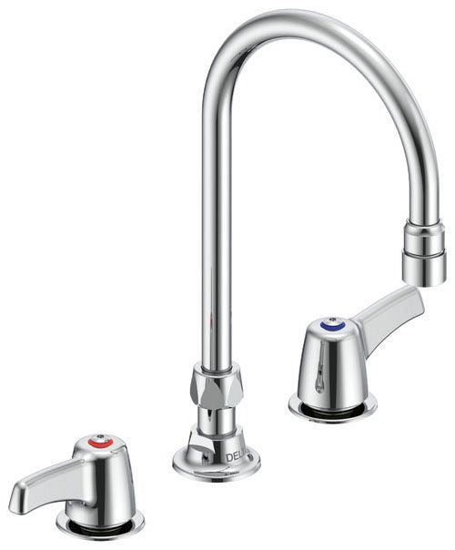 Commercial 27C1 / 27C2 27C2923 Two Handle 8 In Below Deck-Mount Faucet