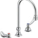 Commercial 27C1 / 27C2 27C2944 Two Handle 8 In Below Deck-Mount Faucet