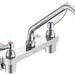 Commercial 28C3 / 28C4 / 28C6 28C4224 Two Handle 8 In Wallmount Service Sink Faucet