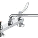 Commercial 28C3 / 28C4 / 28C6 28C6424 Two Handle 8 In Wallmount Service Sink Faucet