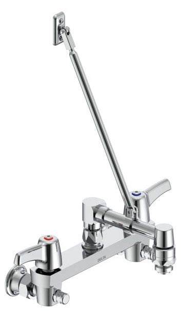 Commercial 28C8 28C8163 Two Handle 8 In Wallmount Service Sink Faucet