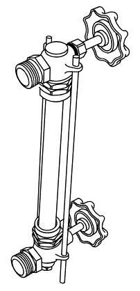 Delta Universal Showering Components: Water Gauge Fixture Assembly