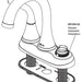 Delta Sandover RP100132 Handle Adapter