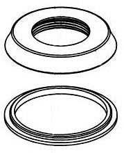 Delta Woodhurst RP100143SS Flange & Gasket Set