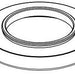 Brizo Levoir RP100226SL Handle Escutcheon