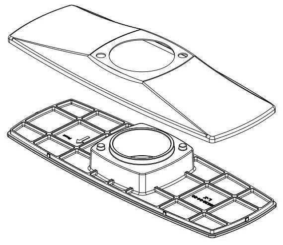 Delta Vesna RP100345SP Escutcheon & Baseplate