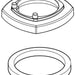 Delta Stryke RP100359SS Escutcheon - 1H Single Hole Bath Faucet