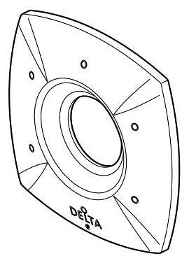 Delta Stryke RP100382RB Escutcheon - Diverter Trim 6-Setting