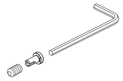 Delta Stryke RP100397CZ Set Screw & Button - Roman Tub
