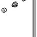 Delta Stryke RP100406CZ Screw & Button - Base Hand Shower