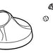 Brizo Levoir RP100441GL Base, Screw, Cover and Wrench