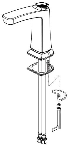 Delta Vesna RP100478BL Flange and Gasket 1 Hole