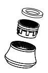 Delta Everly RP100512 Aerator and Housing Repair Part