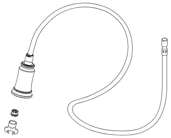 Brizo Rook RP100565SS Hose & Sprayer Assembly