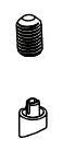 Brizo Rook RP100570GL Button & Set Screw