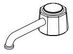 Brizo Rook RP100591PC Dispenser Body Assembly