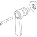 Brizo Rook RP100642PC Pressure Balance with Diverter - Valve Handle