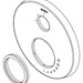 Brizo Litze RP100643SL Thermostatic 3F Diverter Escutcheon