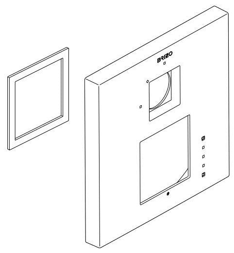 Brizo Siderna RP100652PC Pressure Balance with 3F Diverter Escutcheon