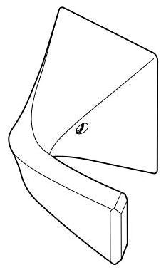 Brizo Virage RP100662PC Wall Mount Tub Filler Handle - Cold