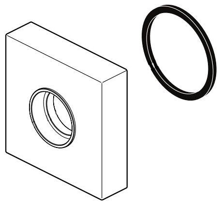 Brizo Siderna RP100668PC Wall Mount Tub Filler Handle Base