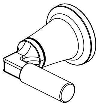 Delta RP100715KS Two Metal Lever Handle Kit - Wall Mount Tub (Pair)