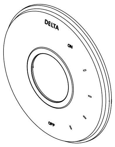 Delta RP100725KS Escutcheon - 17 Series