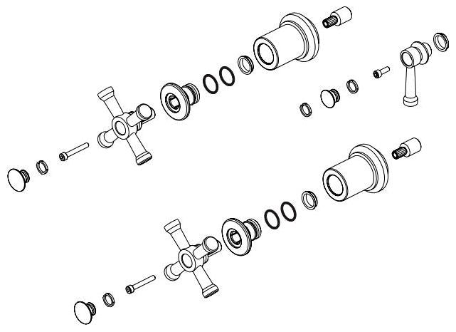 Brizo Atavis RP100728PC Handle Kit