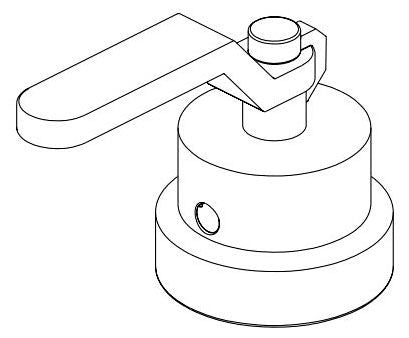 Brizo Litze RP100760NK Pressure Balance Integrated Valve Handle - Industrial Lever