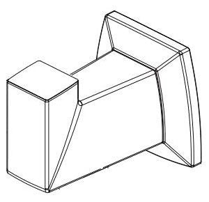 Brizo Vettis RP100802BL Slide Bar Bracket