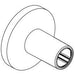 Delta Universal Showering Components RP100809PR Round Upper Escutcheon