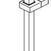 Delta Universal Showering Components RP100813CZPR Angular Shower Column