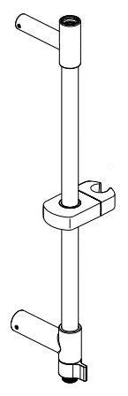 Delta Universal Showering Components RP100814PR Round Shower Column