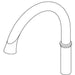 Delta Broderick RP100829RB Pulldown Spout Assembly