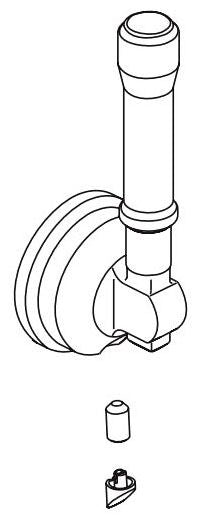 Delta Broderick RP100834BL Handle, Set Screw & Button