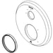 Delta Tetra RP100945CZPR 3 Function Escutcheon Assembly & Valve