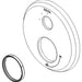 Delta Galeon RP100947SSPR 27T 3F Int Diverter Escutcheon