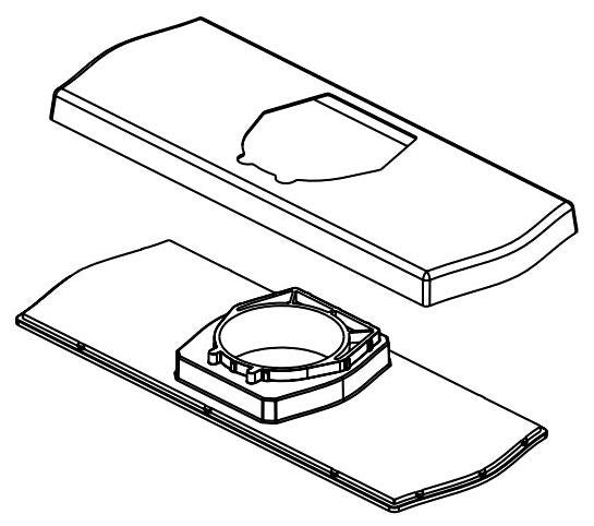 Delta Flynn RP101048SS Escutcheon & Baseplate