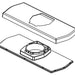 Delta Flynn RP101048SS Escutcheon & Baseplate