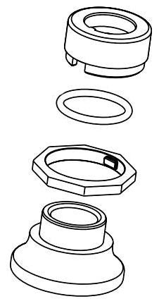 Brizo Rook RP101132GL Spout Tip