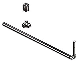 Brizo Invari RP101150PN Screw-Set, Button & Wrench