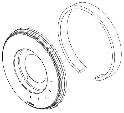 Brizo Invari RP101151NK Thermostatic Valve Trim Escutcheon
